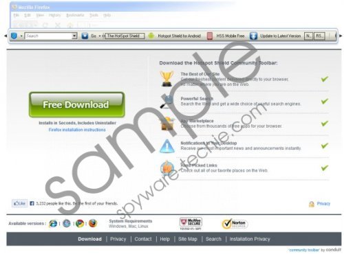 Hotspot Shield Toolbar Removal Guide