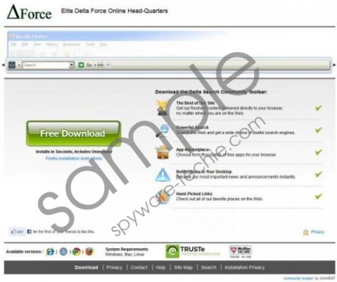 Delta Search Redirect Removal Guide