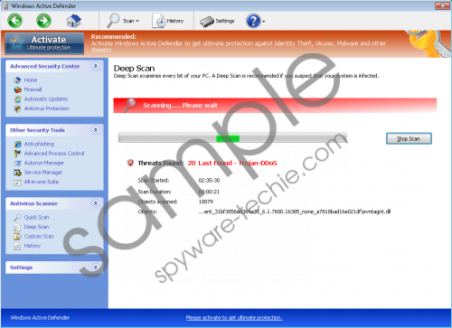 Windows Active Defender Removal Guide