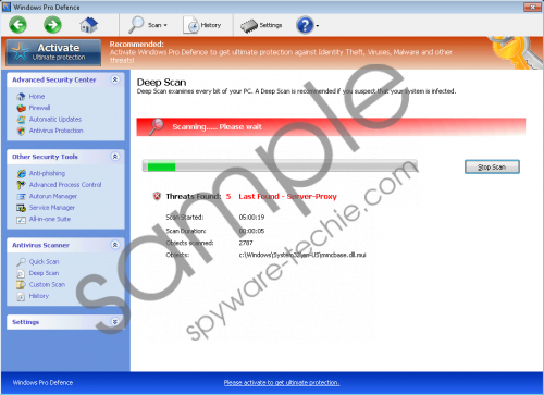 Windows Pro Defence Removal Guide