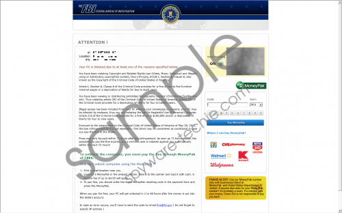 FBI Moneypak Removal Guide