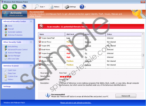 Windows Anti-Malware Patch Removal Guide
