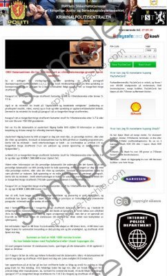 KRIMINALPOLITISENTRALEN virus Removal Guide