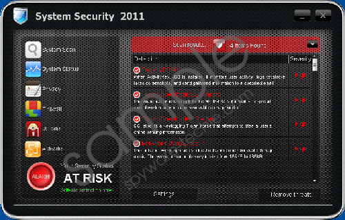 Remove System Security 2011